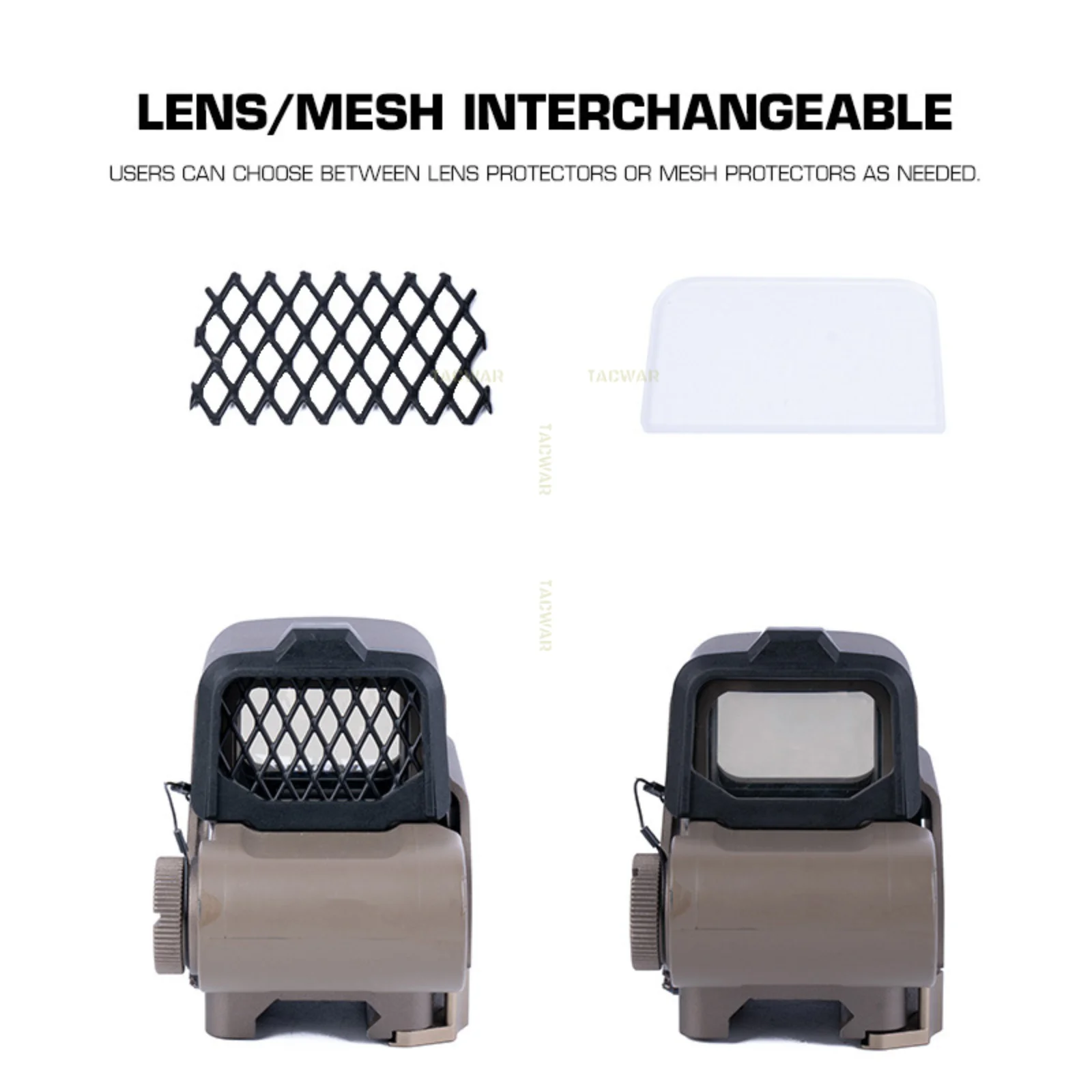Funda protectora táctica para mira EOTech 558 con lente y malla - imagen 5