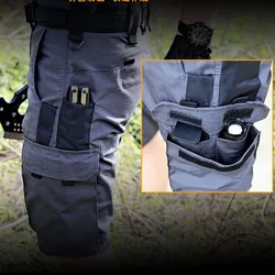 Uniforme táctico camisa transpirable + pantalón cargo multibolsillo