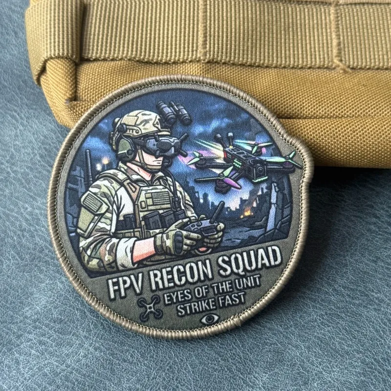 FPV Recon Squad Parche táctico velcro gancho y bucle para mochila - imagen 4