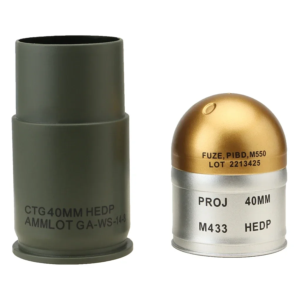 M433 Granada simulada 40mm Airsoft – Réplica táctica decorativa - imagen 4