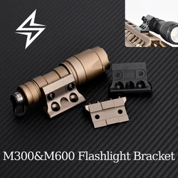 Soporte táctico linterna M-LOK KeyMod aluminio CNC para airsoft