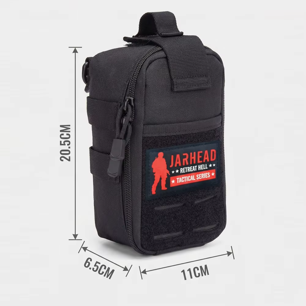 Bolsa táctica MOLLE EDC organizadora impermeable de nailon - imagen 2