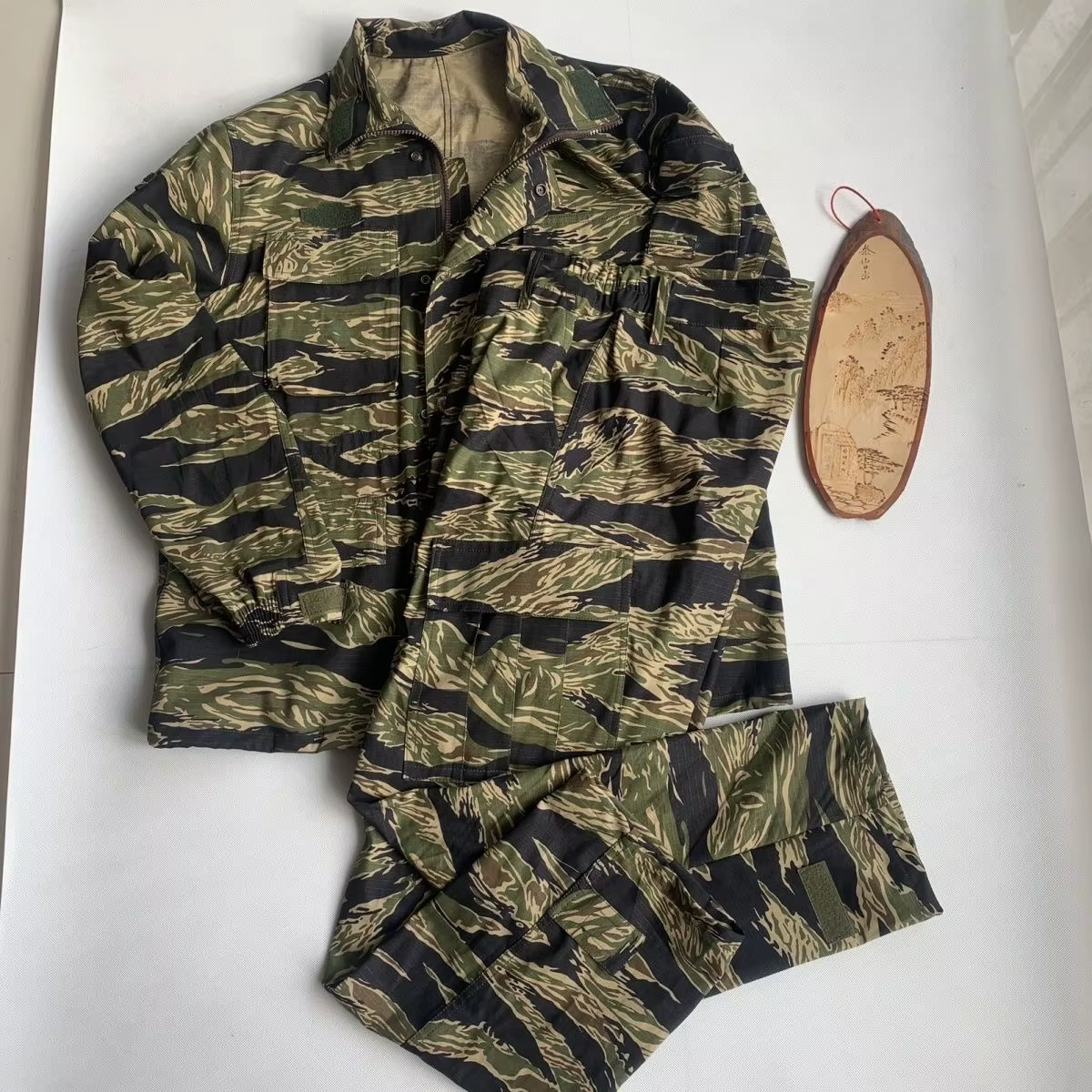 Ropa camuflaje táctico sarga algodón tigre - entrenamiento