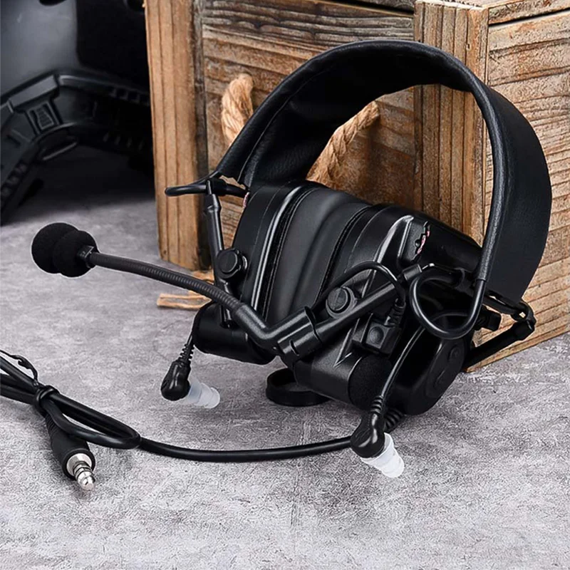 Auriculares tácticos WADSN Com IV protección auditiva cancelación ruido - imagen 3