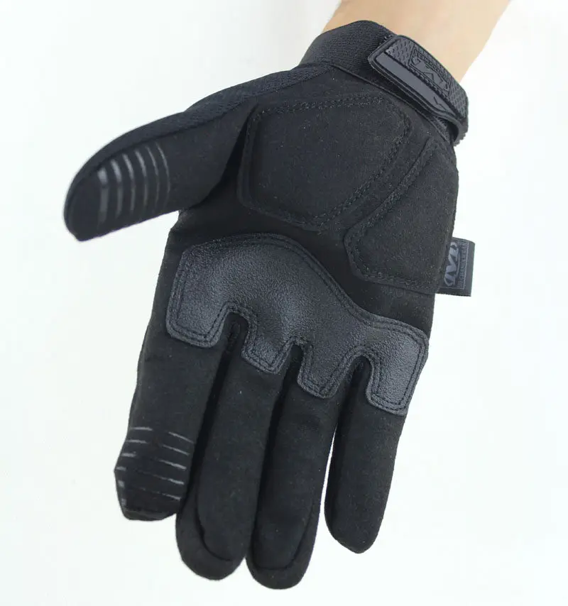 Guantes tácticos de camuflaje, antideslizantes y con pantalla táctil