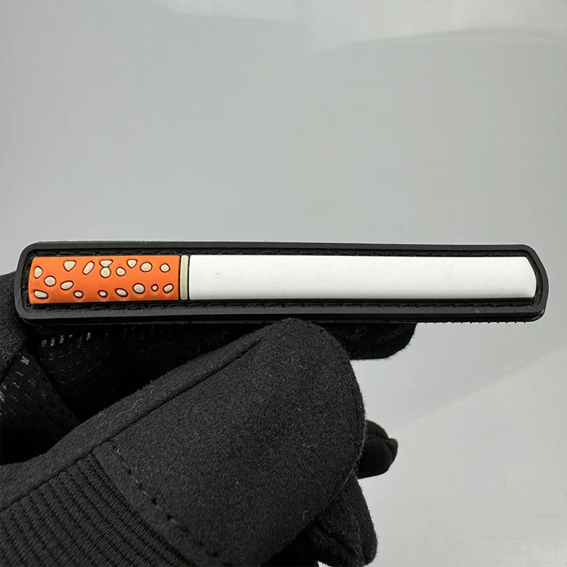 Parche táctico PVC gancho y bucle luminoso cigarrillo para mochila - imagen 4