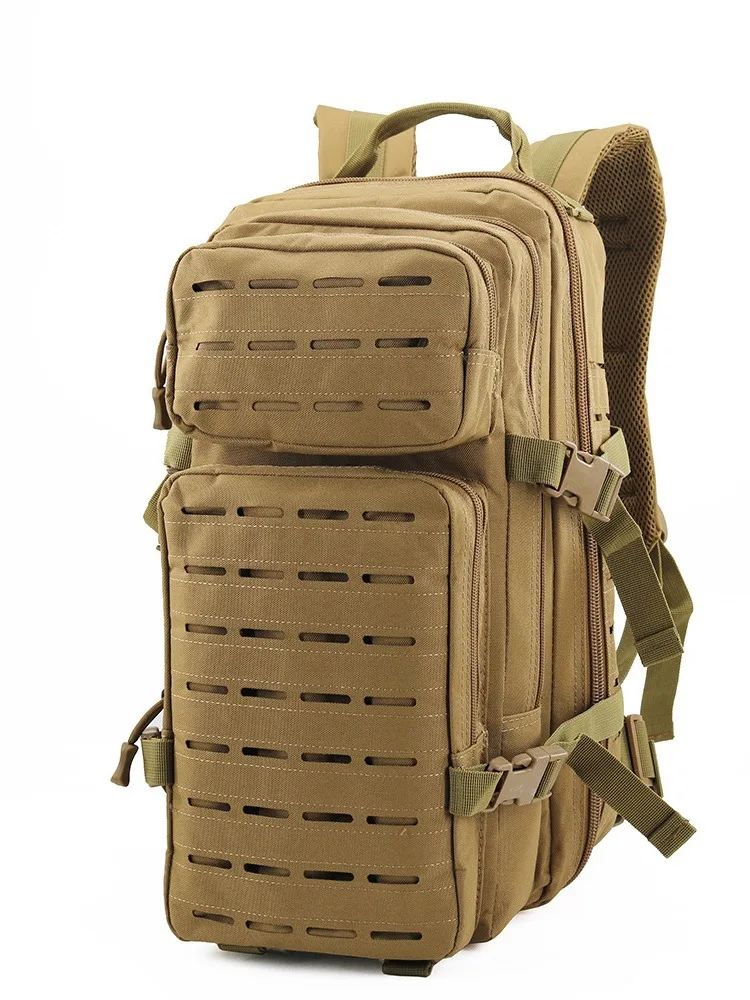 Mochila táctica de gran capacidad con tejido ripstop y camuflaje - imagen 5
