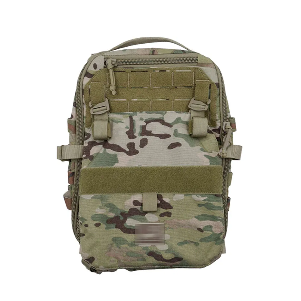 Vista de la mochila y su diseño modular