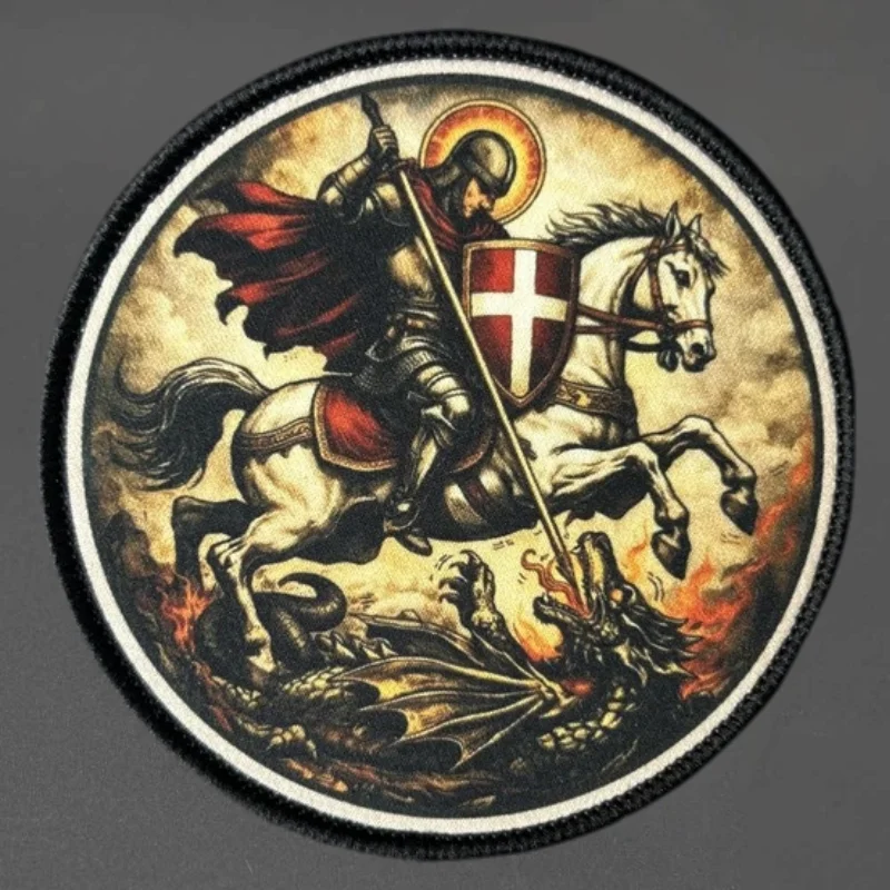 Parche de San Jorge termoadhesivo para chaleco táctico y gorras - imagen 4