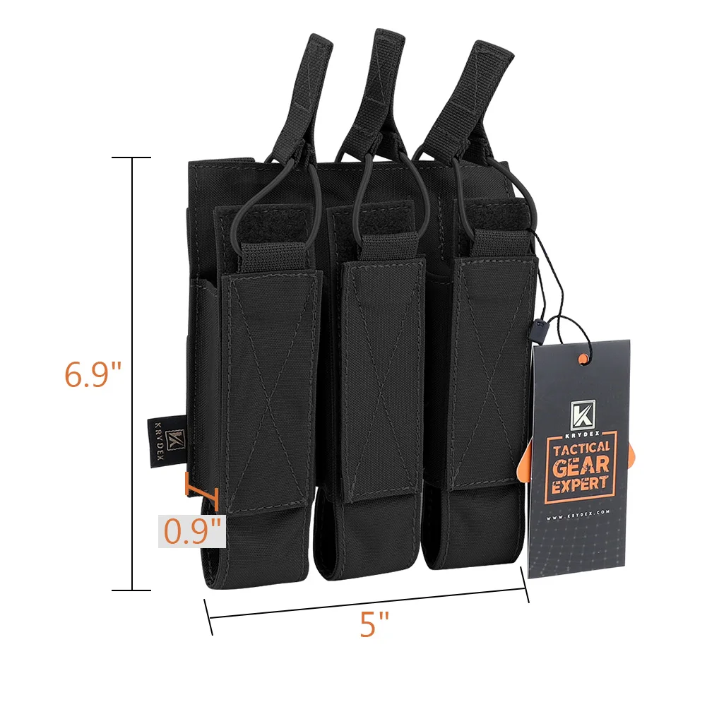 KRYDEX bolsa MOLLE para cargadores MP5 MP7 KRISS SMG abierta - imagen 4