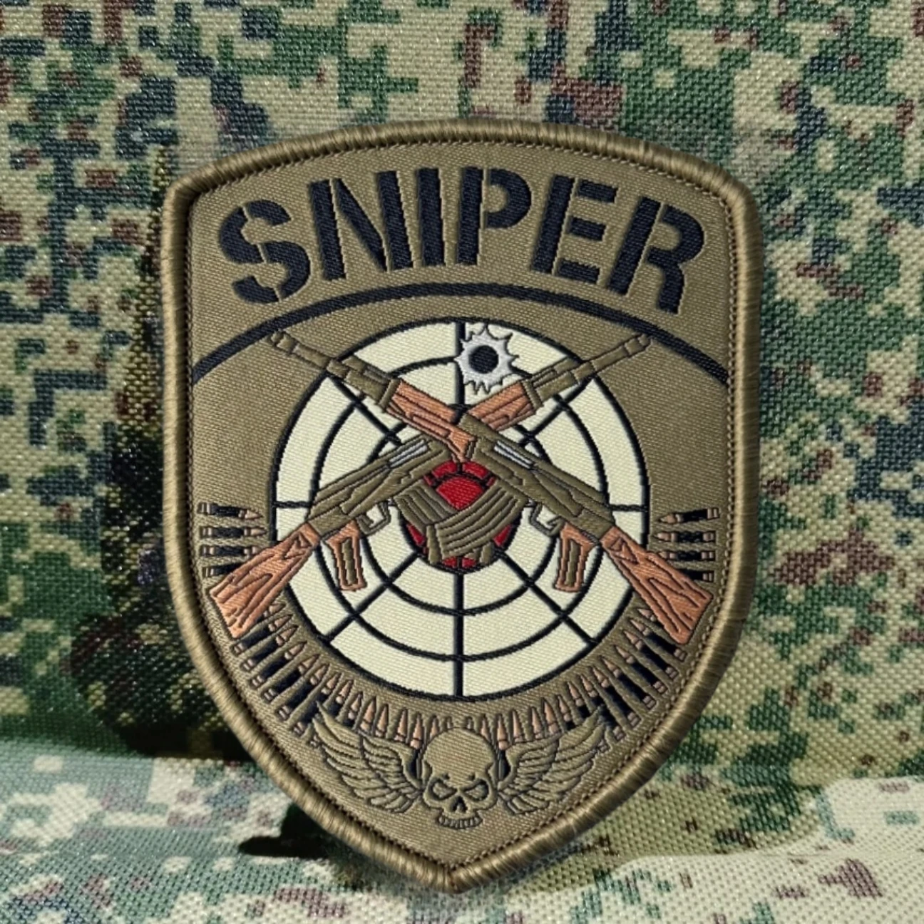 Parche táctico tejido con insignia de francotirador divertido - imagen 5