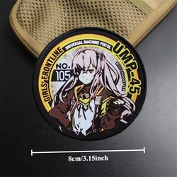 UMP-45 Parche táctico con gancho para ropa o mochila