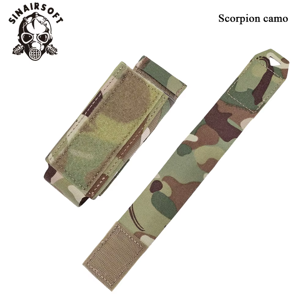 SINAIRSOFT Bolsa táctica MOLLE para linterna y porta cargador - imagen 5