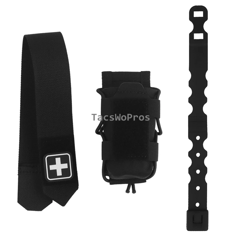 Bolsa IFAK MOLLE para torniquete y kit trauma de primeros auxilios - imagen 2