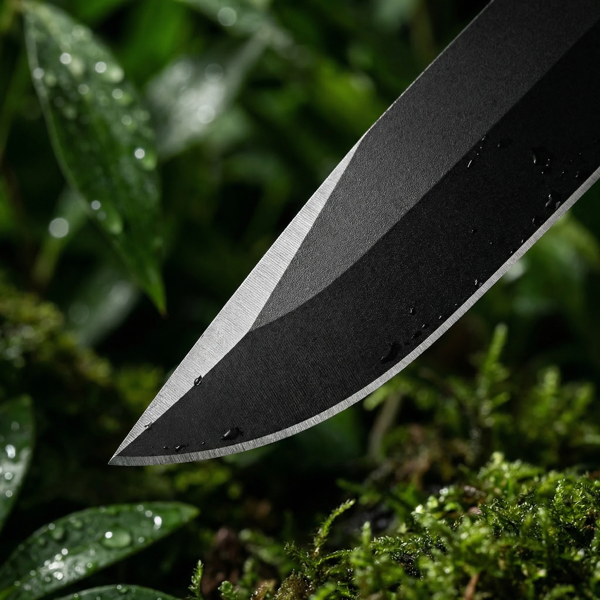 Cuchillo táctico hoja fija acero alta calidad exteriores con funda - imagen 3