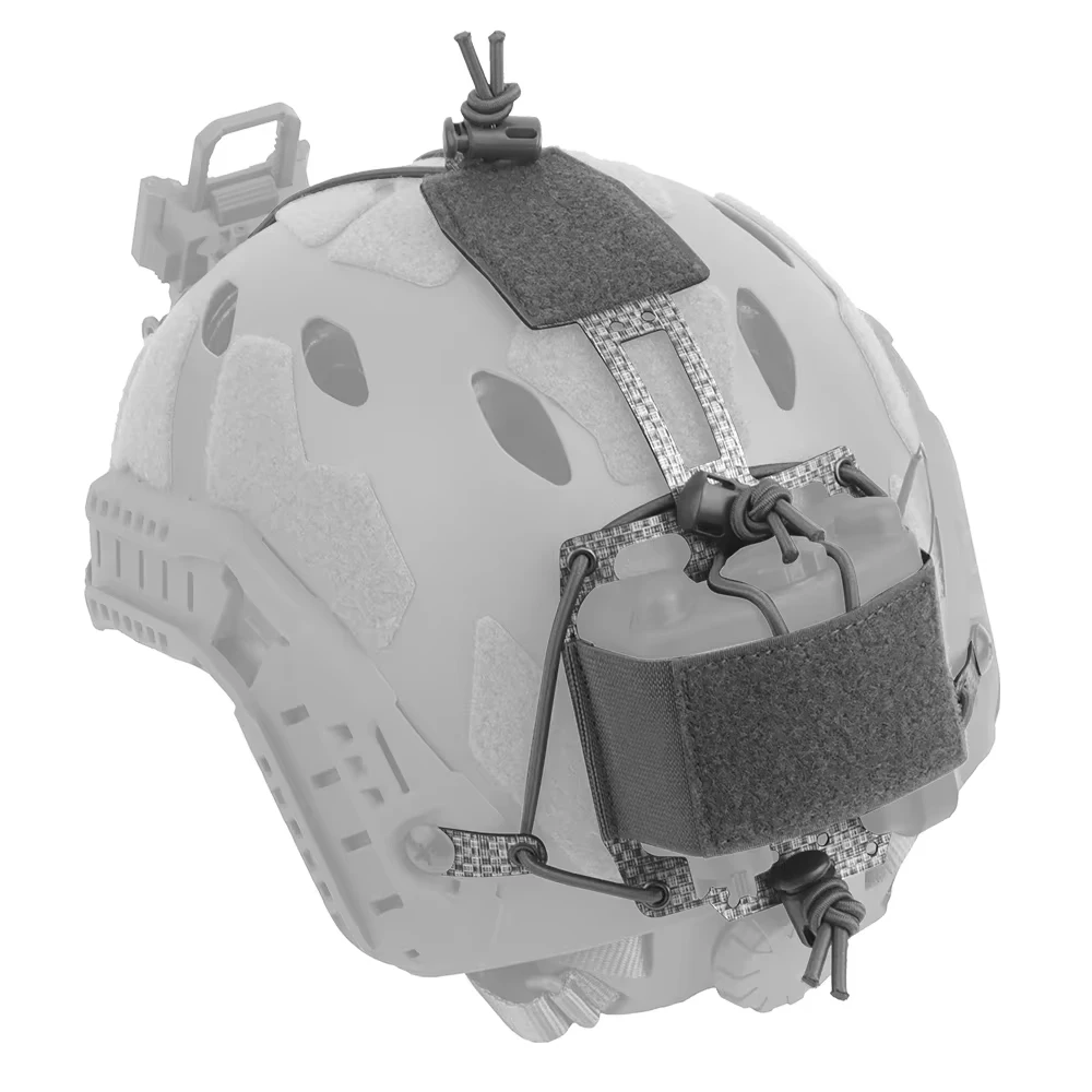 Funda NVG PVS31 con soporte de casco y batería táctica - imagen 4