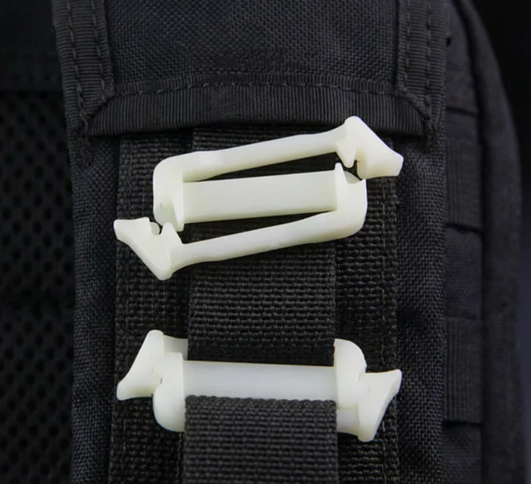 Correa hombro táctica luminosa nailon hebilla desmontable EDC - imagen 3