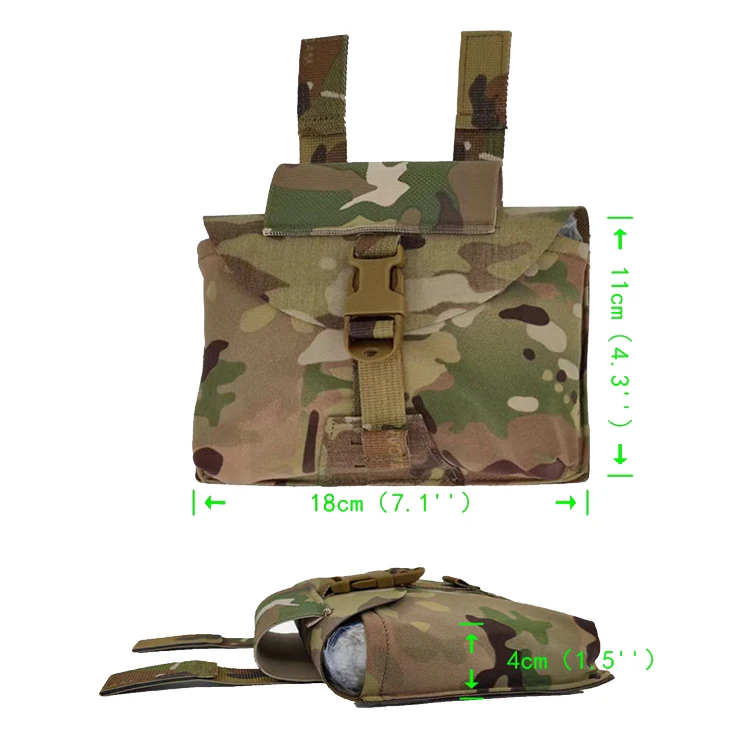 Bolsa médica táctica Multicam EDC para supervivencia al aire libre