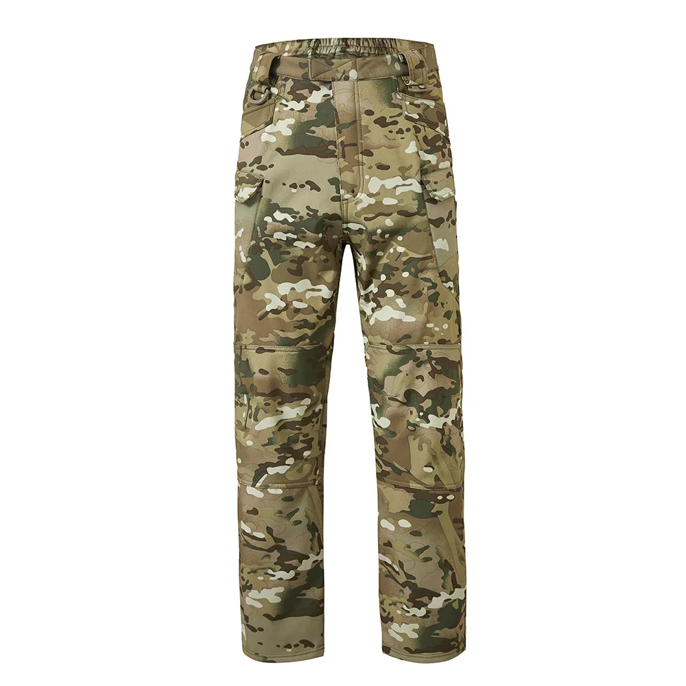 Pantalón táctico camuflaje térmico elástico cortaviento