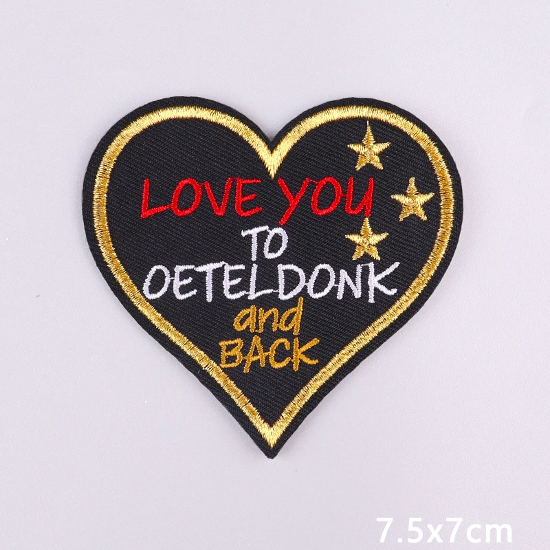Parche bordado Oeteldonk rana – para planchar o coser - imagen 5