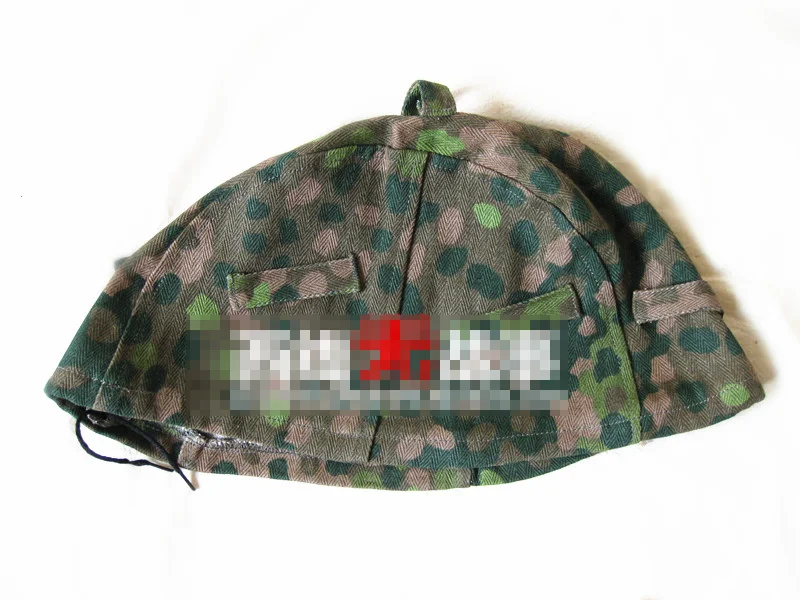 DOT44 Cubierta táctica de casco camuflaje guisante alemán - imagen 4