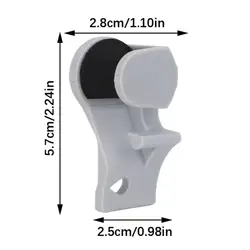 Clip de bloqueo impreso 3D Pocket 4 antioscilaciones para transporte