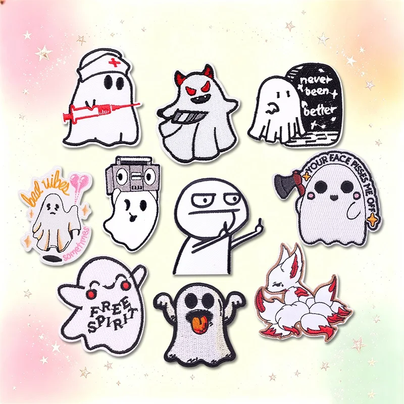 Conjunto completo de 10 parches animales