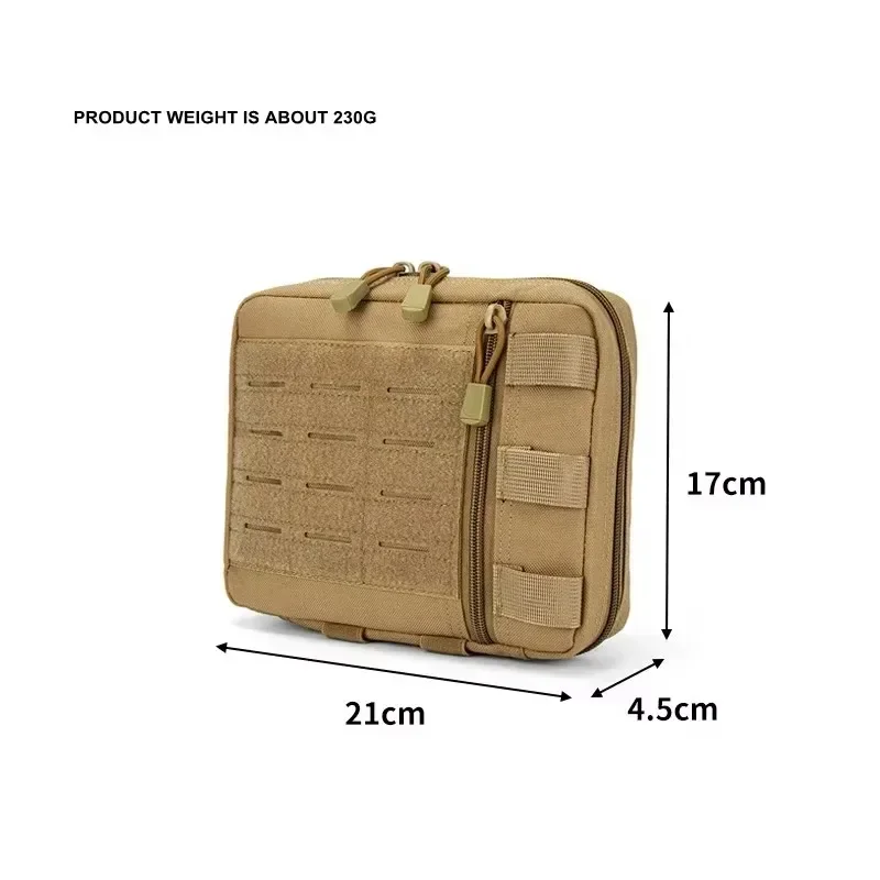 Bolsa táctica MOLLE de nailon para botiquín y utilidad - imagen 5