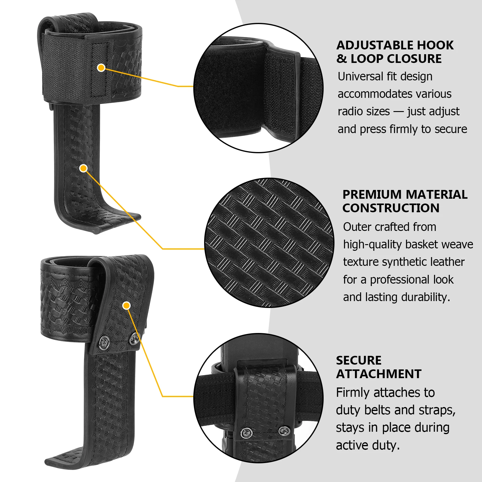 Porta radio Krydex L-Style texturizado para cinturón táctico - imagen 2
