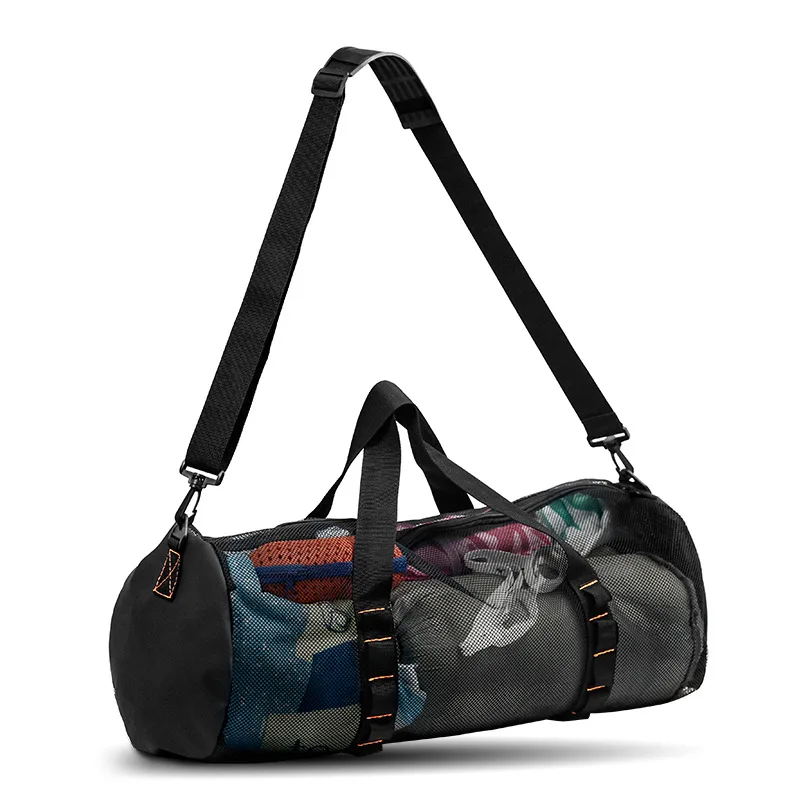 Bolsa de malla transpirable cilíndrica para playa y natación - imagen 4