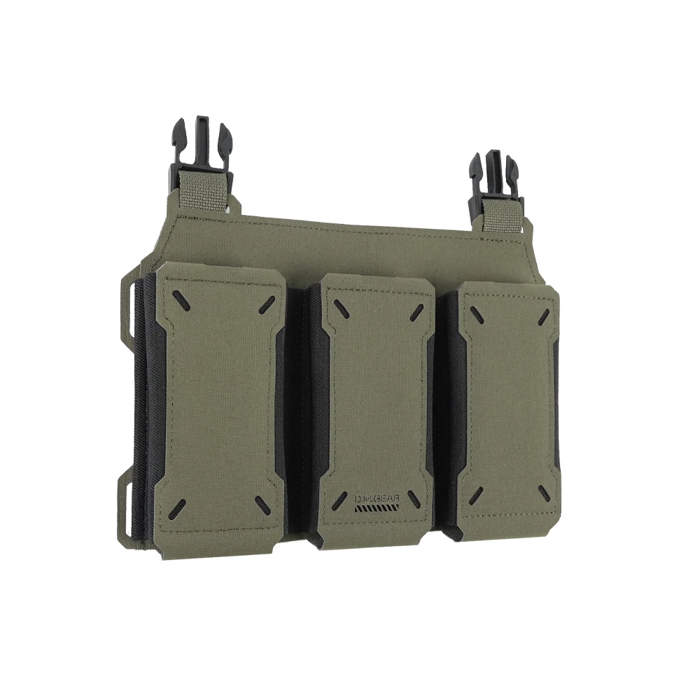 Funda táctica triple portacargadores MOLLE para chaleco - imagen 2