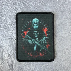 Parche calavera táctico gancho y bucle – Para mochila o chaleco