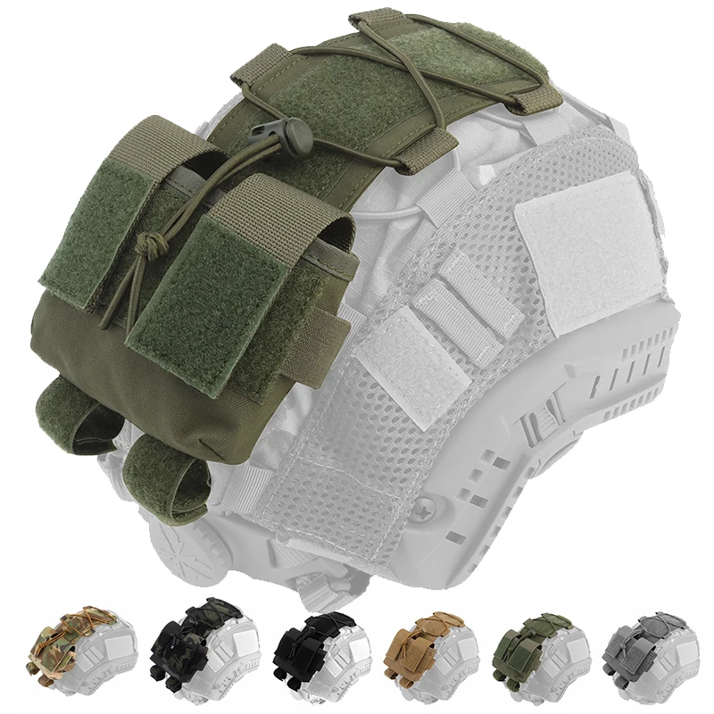 Bolsa táctica casco MK2 con velcro y gancho para accesorios - imagen 2