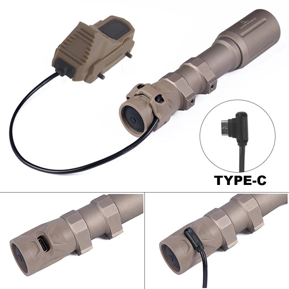 Tapa Trasera SureFire M300 M600 Tipo C con Interruptor AXON y PEQ15 - imagen 3