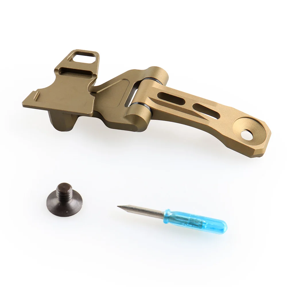 Soporte NVG adaptador aluminio casco con brazo cola de milano J - imagen 2