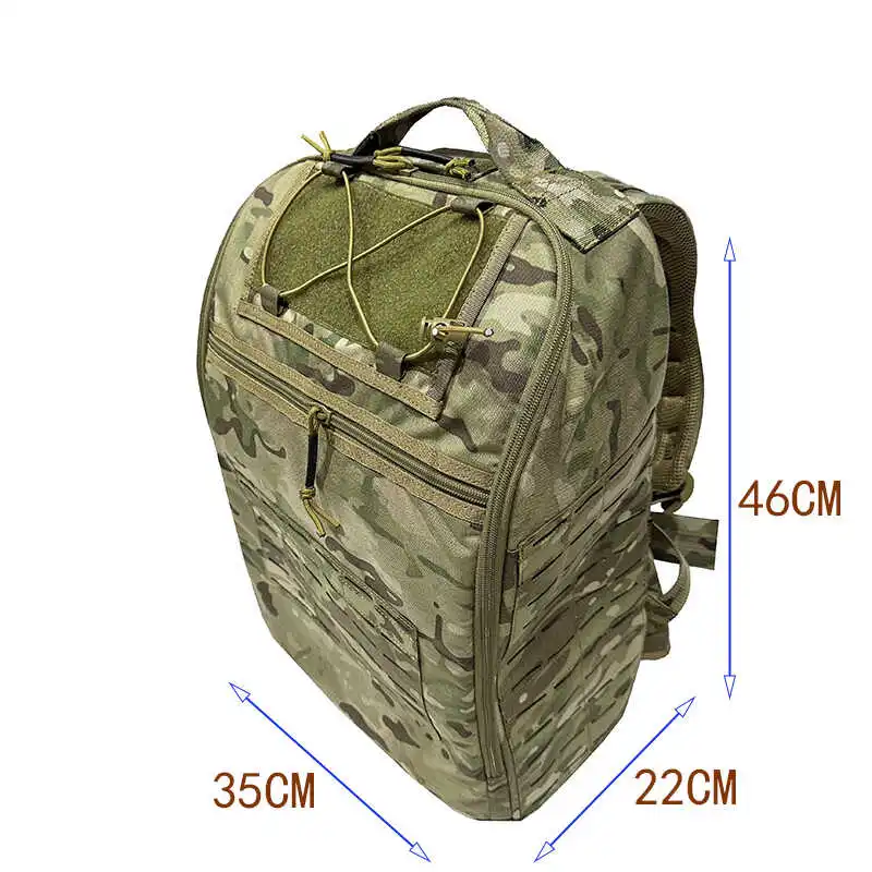 Mochila multifuncional para acampar y escalar montañas en color MC/RG/BK