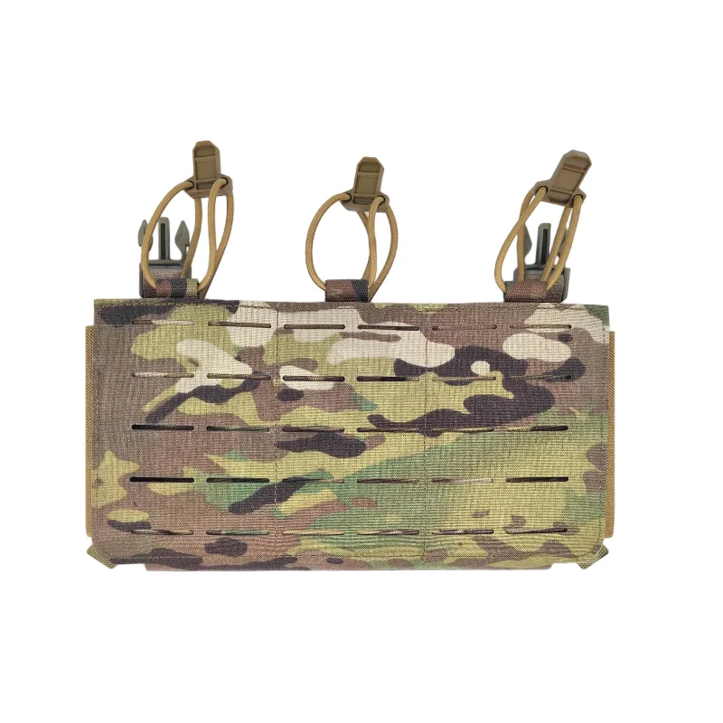 Chaleco táctico outdoor con panel frontal triple y bolsillo canguro - imagen 2