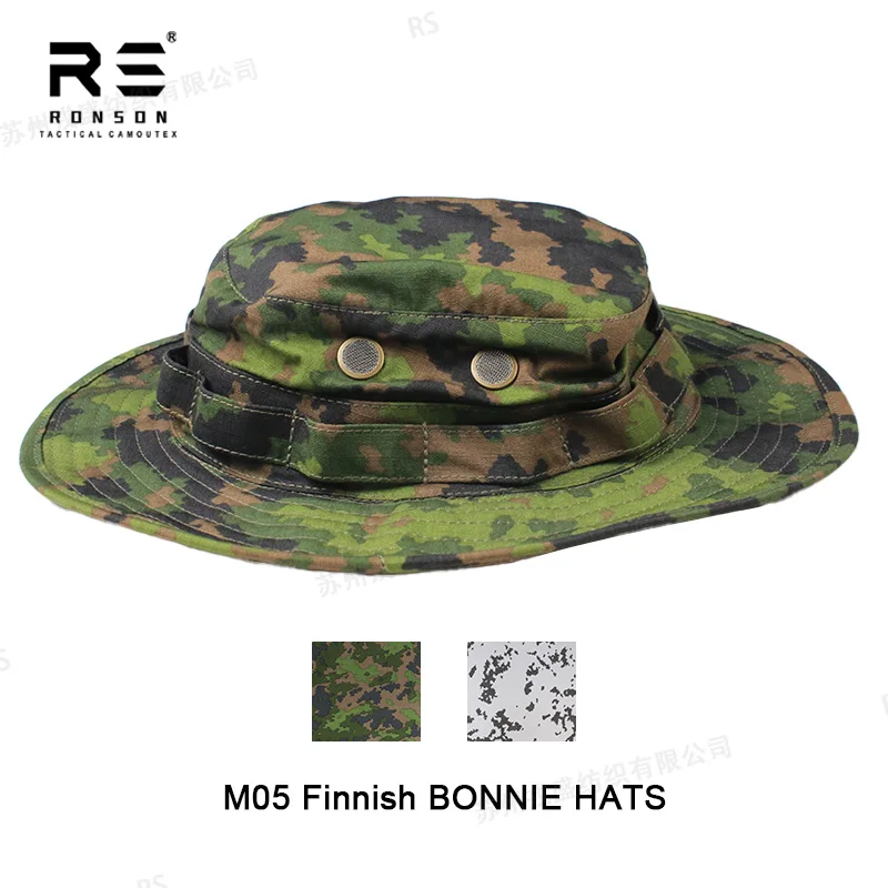 Sombrero Bonnie M05 Camuflaje Finlandés NYCO Rip-stop con protección NIR - imagen 5