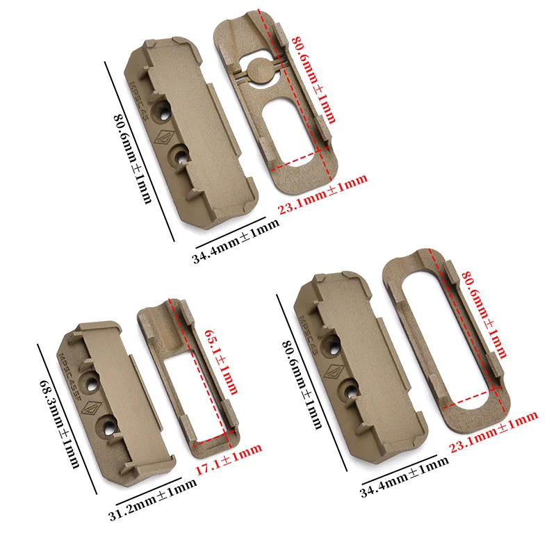 Interruptor Presión MPSC 45 SF para Rail M-LOK Keymod Airsoft AEG GBB - imagen 3