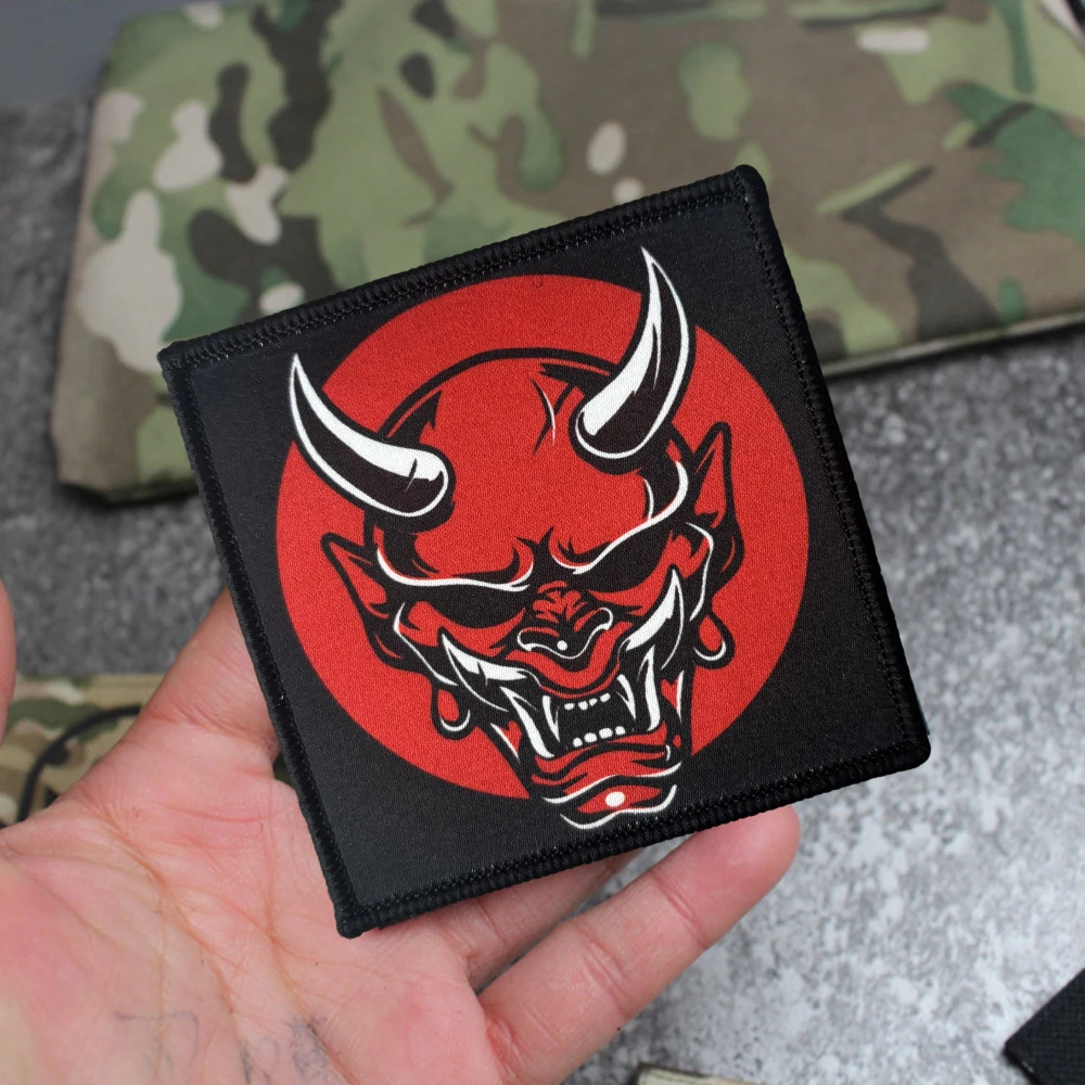 Parche táctico Devil gancho y bucle – Insignia militar de moral - imagen 2