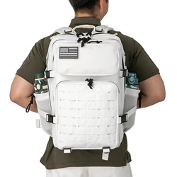 Mochila táctica 25-45L con portabotellas para uso exterior unisex