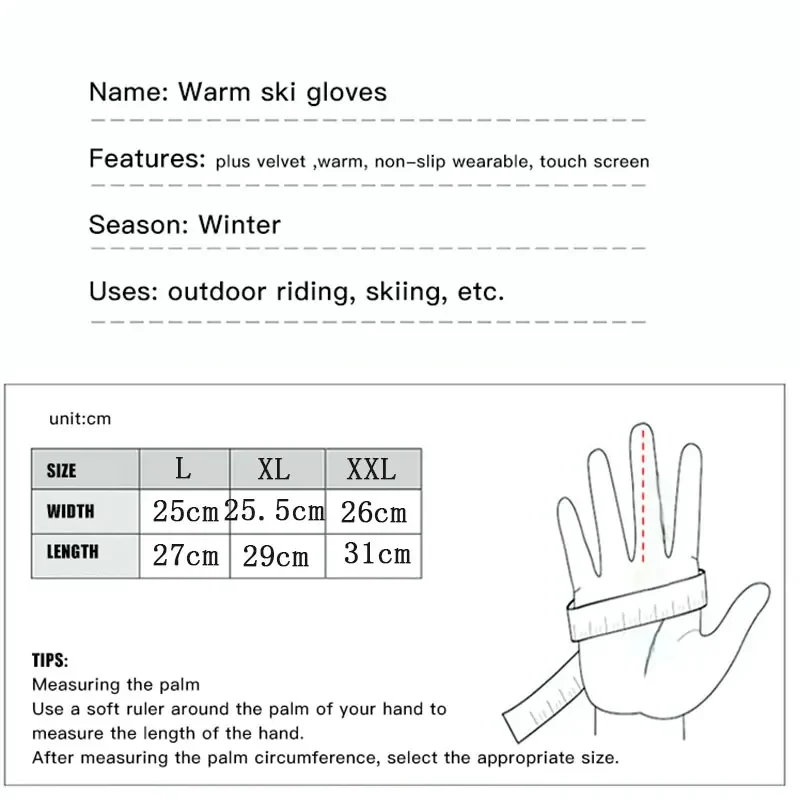 Guantes tácticos de invierno camuflaje