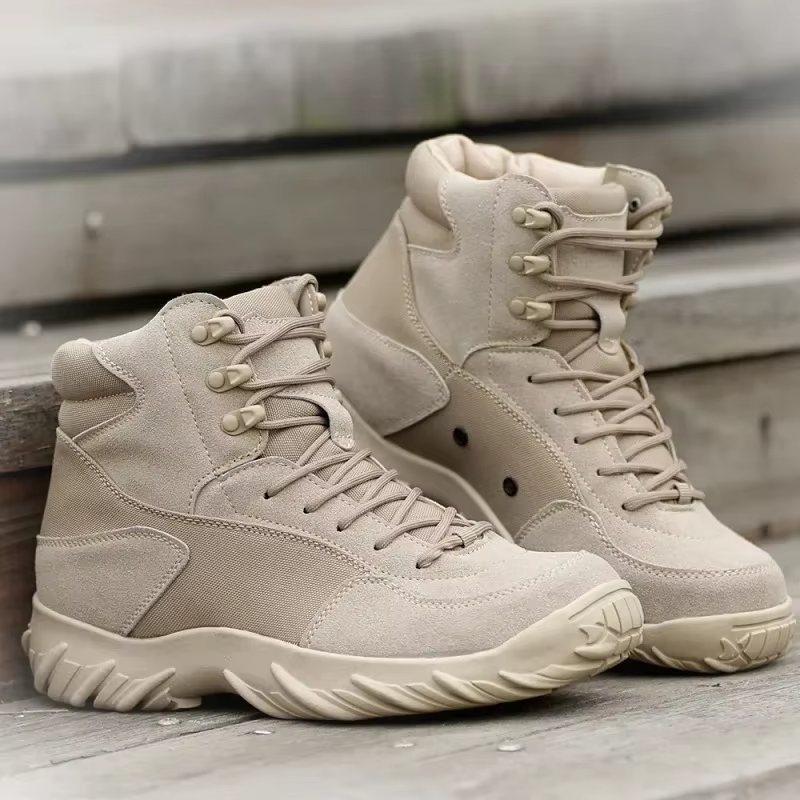 Botas tácticas militares impermeable cuero profesional combat - imagen 2