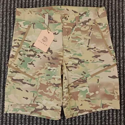 Pantalones cortos tácticos camuflaje elásticos cáscara de naranja
