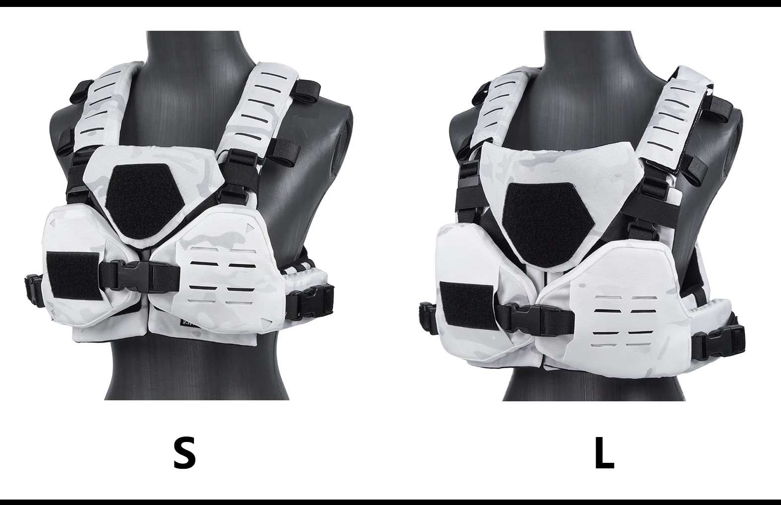 Modelo mostrando el chaleco