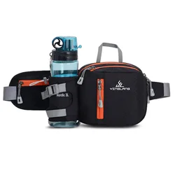 Riñonera de hidratación ligera con botella y funda móvil, unisex