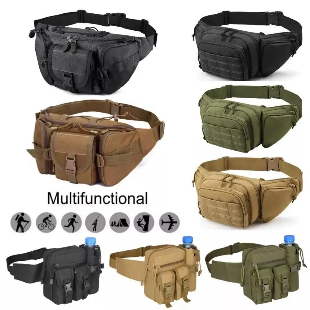 Riñonera táctica oculta con portafundas para pistola EDC