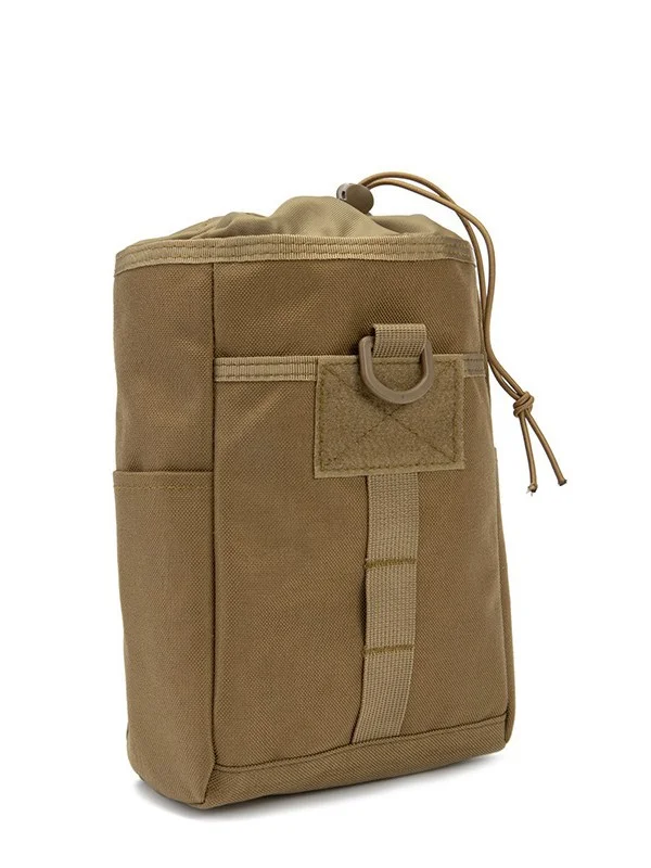 Bolsa táctica MOLLE de cintura plegable impermeable con cordón - imagen 2