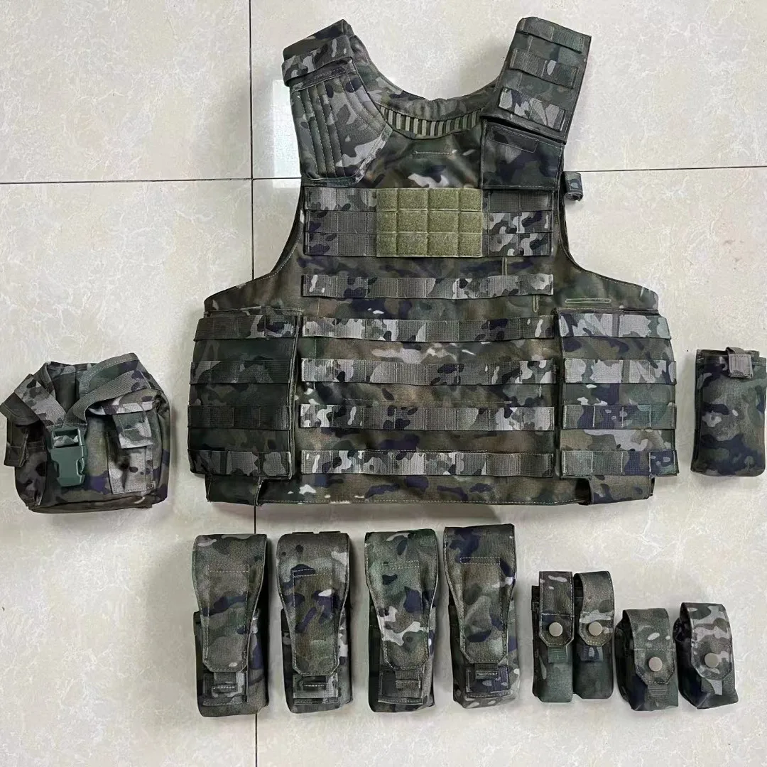 Chaleco táctico MOLLE de liberación rápida para caza