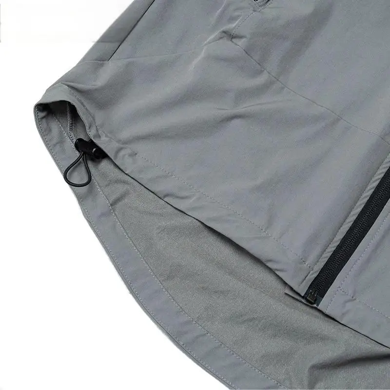 Chaqueta cortavientos táctica con capucha nailon concha suave - imagen 2